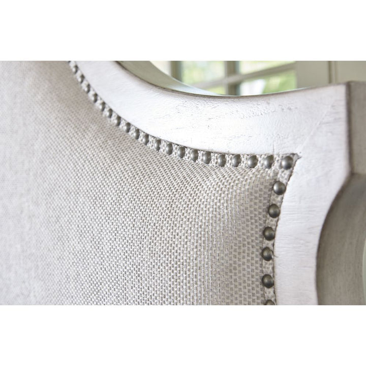 Arbor Hills Upholstered Bed 6/6 King - Oyster