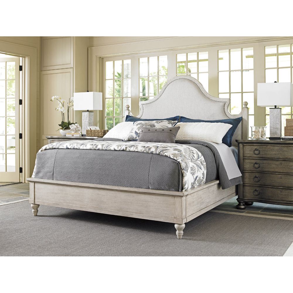 Beds Arbor Hills Upholstered Bed 6/6 King - Oyster