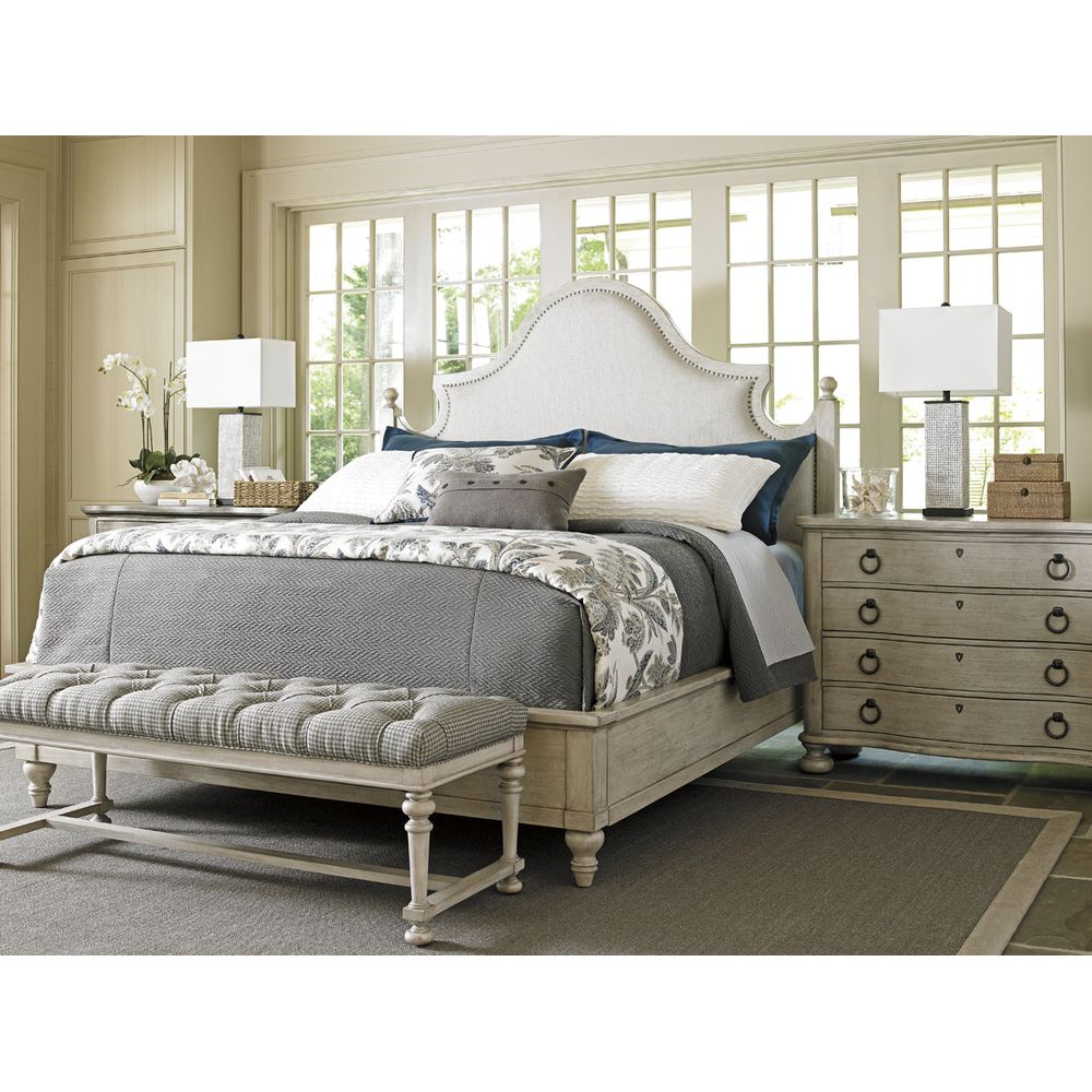 Beds Arbor Hills Upholstered Bed 6/6 King - Oyster