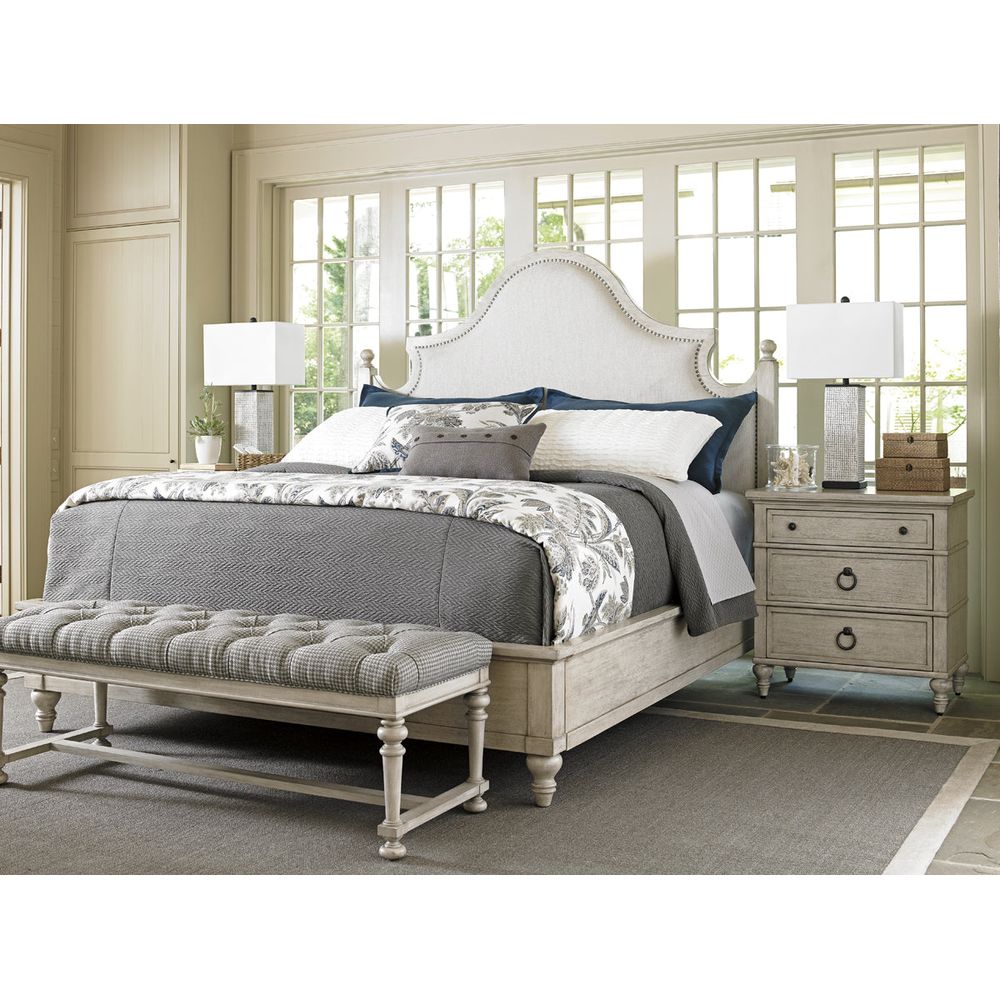 Beds Arbor Hills Upholstered Bed 6/6 King - Oyster
