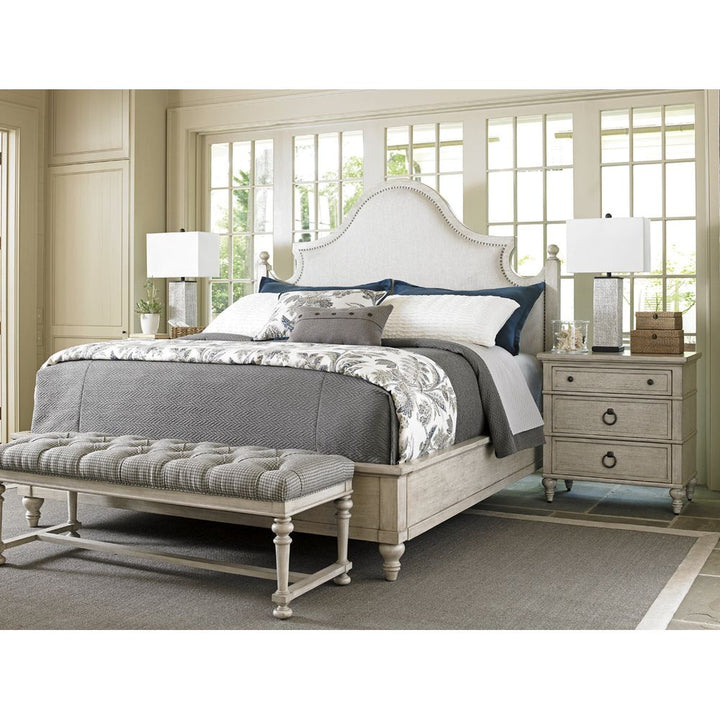 Beds Arbor Hills Upholstered Bed 6/6 King - Oyster