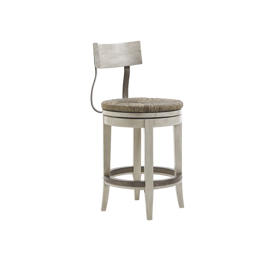 Bar & Counter Stools Merrick Swivel Counter Stool - Oyster