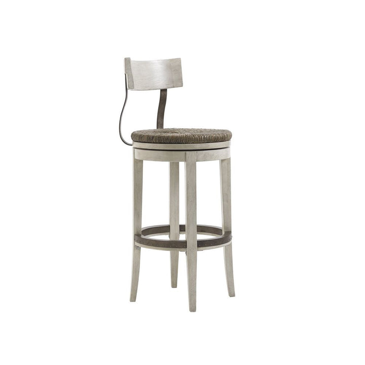 Bar & Counter Stools Merrick Swivel Bar Stool - Oyster