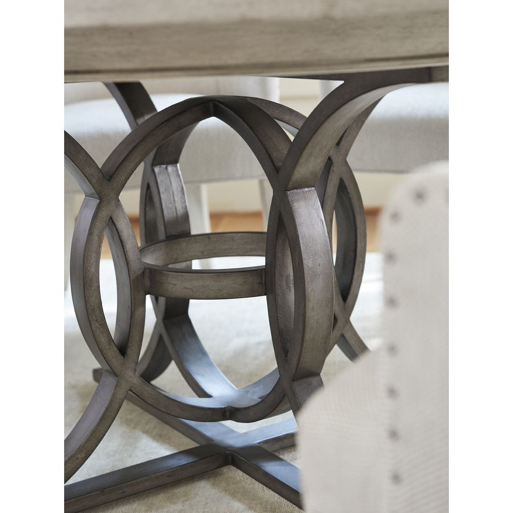 Calerton Round Dining Table - Oyster