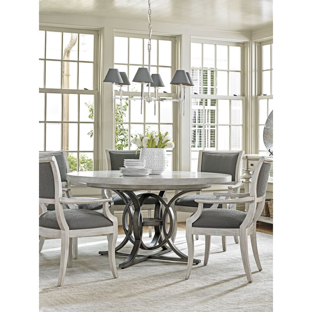 Calerton Round Dining Table - Oyster