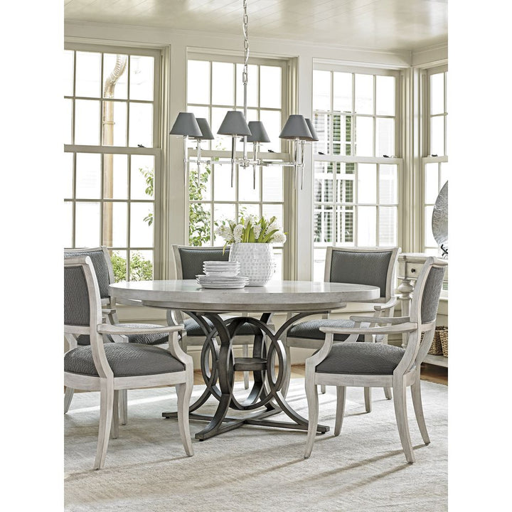 Calerton Round Dining Table - Oyster
