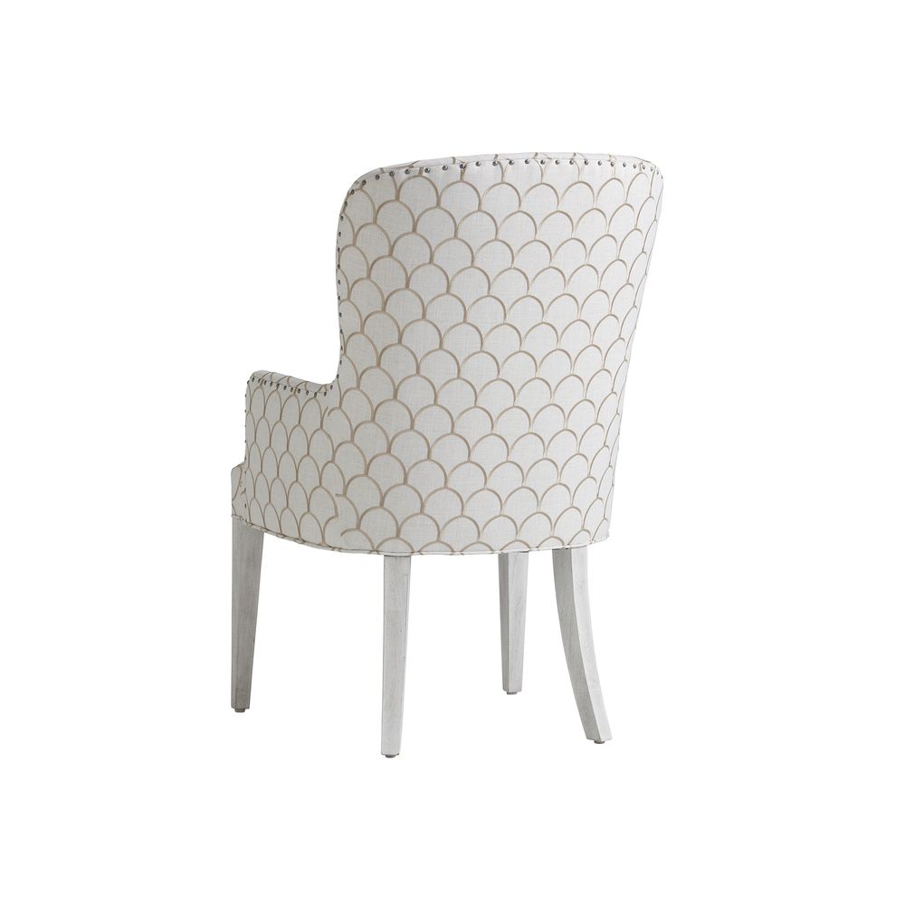 Dining Chairs Baxter Upholstered Arm Chair - Oyster