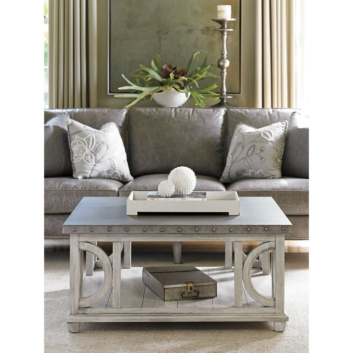 Coffee Tables Litchfield Square Cocktail Table - Oyster