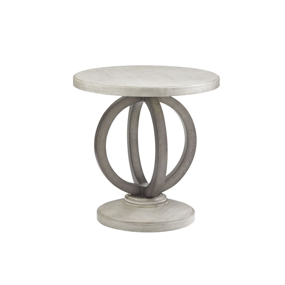 Side Tables Hewlett Round Side Table - Oyster