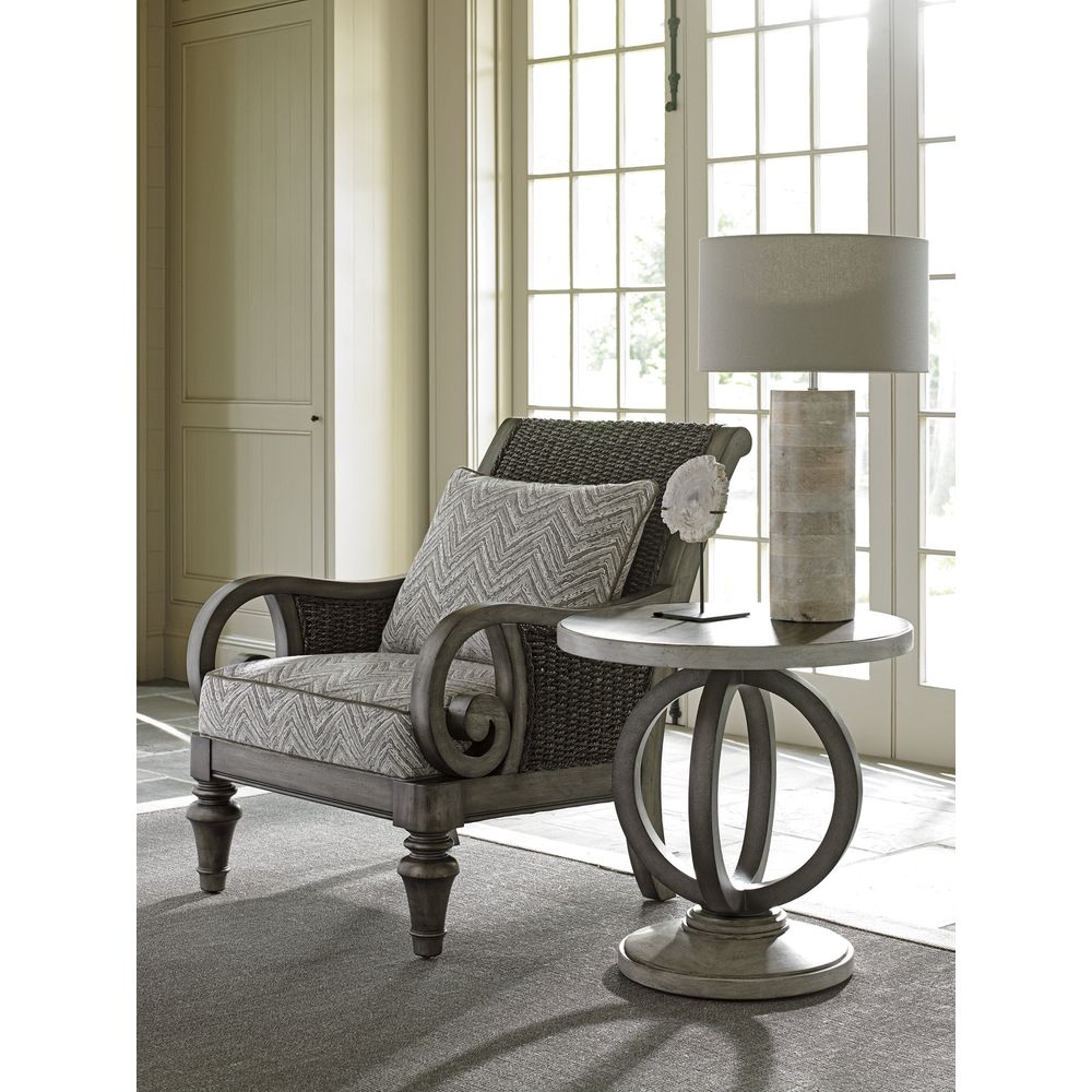 Side Tables Hewlett Round Side Table - Oyster