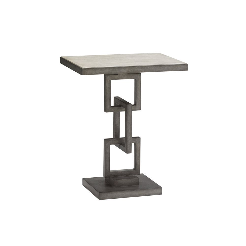 Deerwood Rectangular Side Table - Oyster