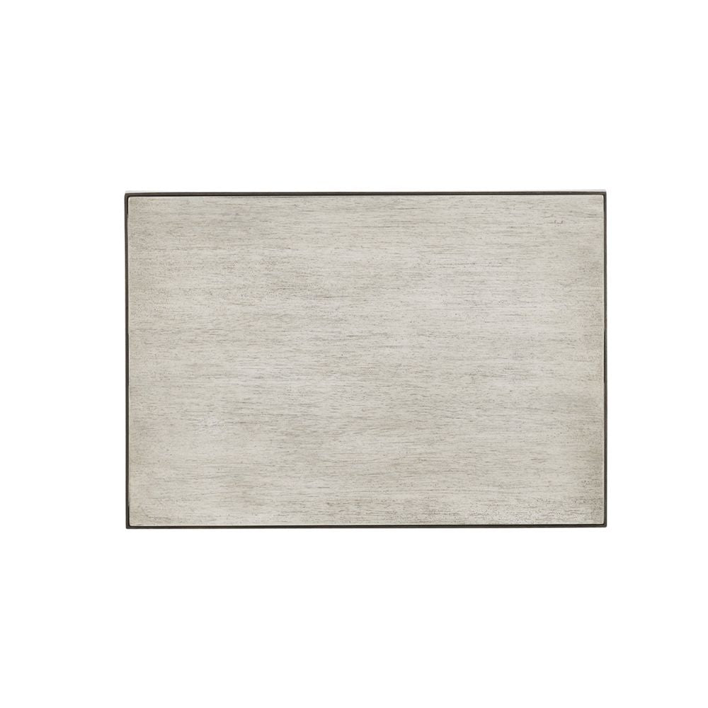 Deerwood Rectangular Side Table - Oyster