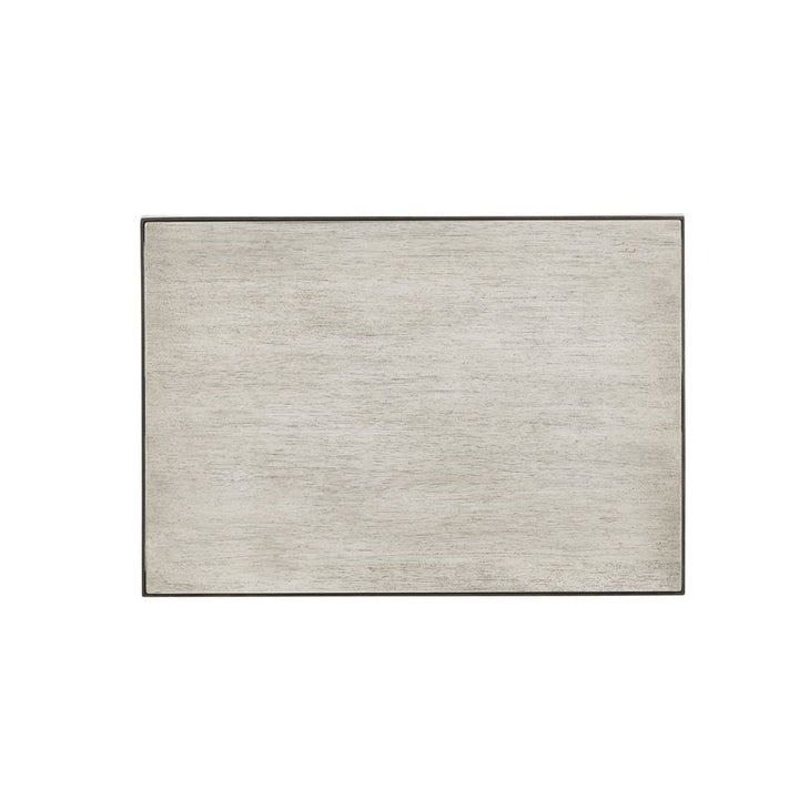Deerwood Rectangular Side Table - Oyster