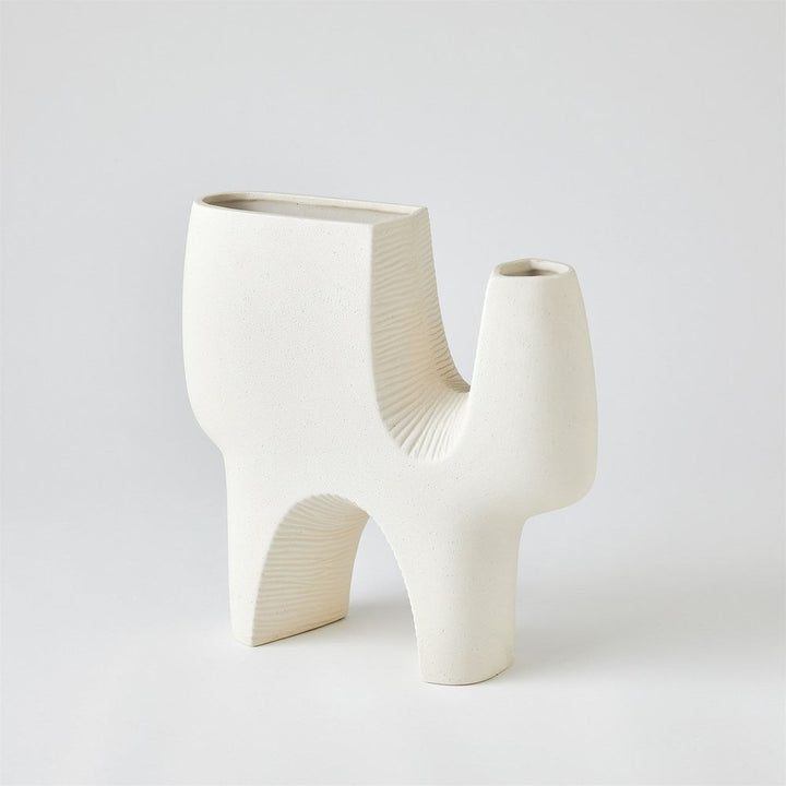 Cassel Vase-Matte White-Med