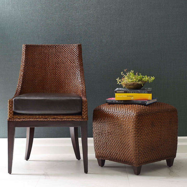 Hassek Cube-Woodbridge Furniture-WOODB-7237-03-Stools & Ottomans-2-France and Son