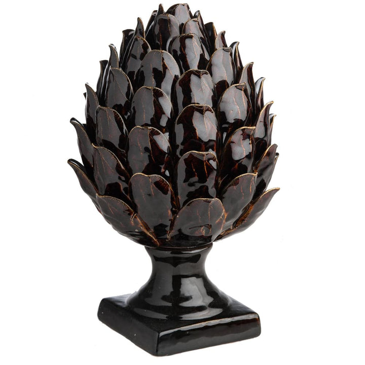 Vinci Ceramic Artichoke-ABIGAILS-ABIGAILS-717820-Decorative ObjectsBrown-2-France and Son