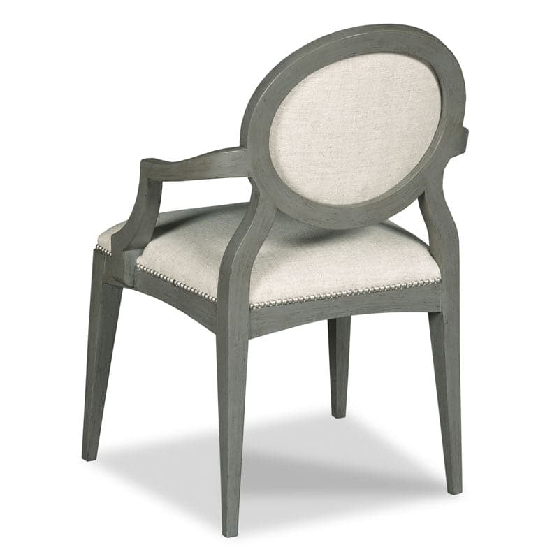 Ventura Oval Arm Chair-Woodbridge Furniture-WOODB-7193-10-Dining ChairsBordeaux-5-France and Son