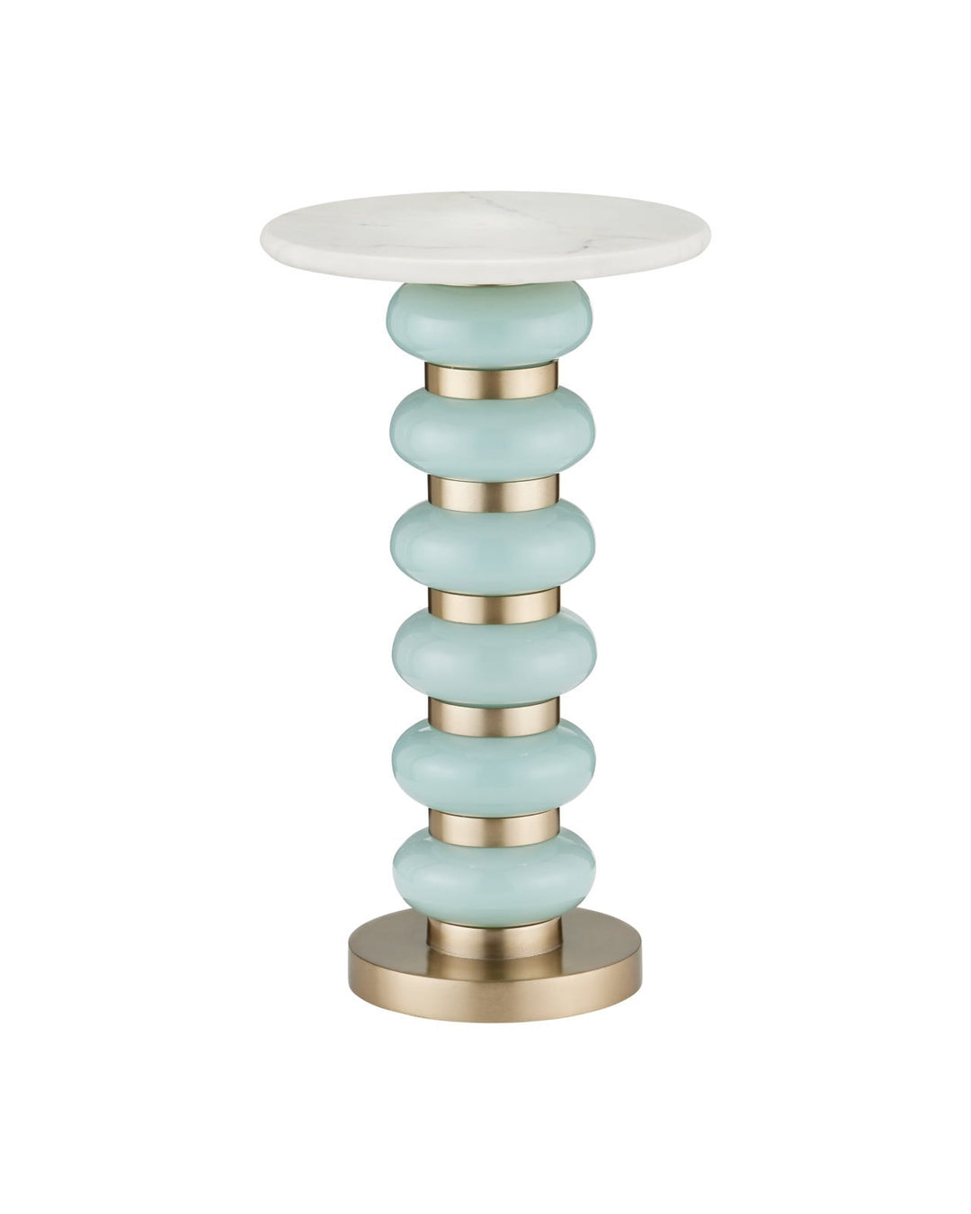 Side Tables Lambent Turquoise Drinks Table