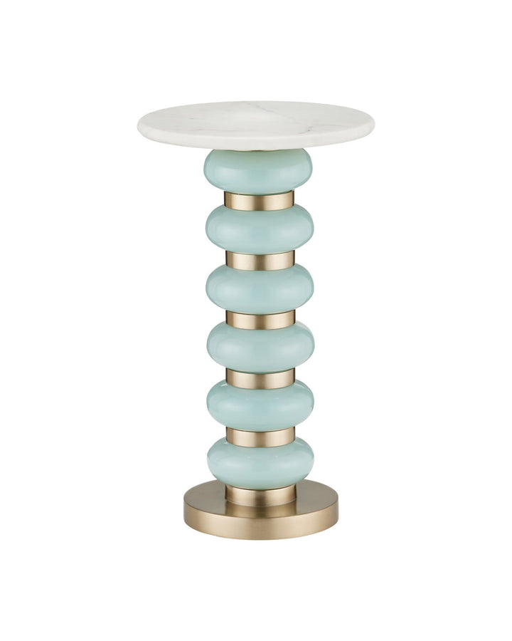Side Tables Lambent Turquoise Drinks Table