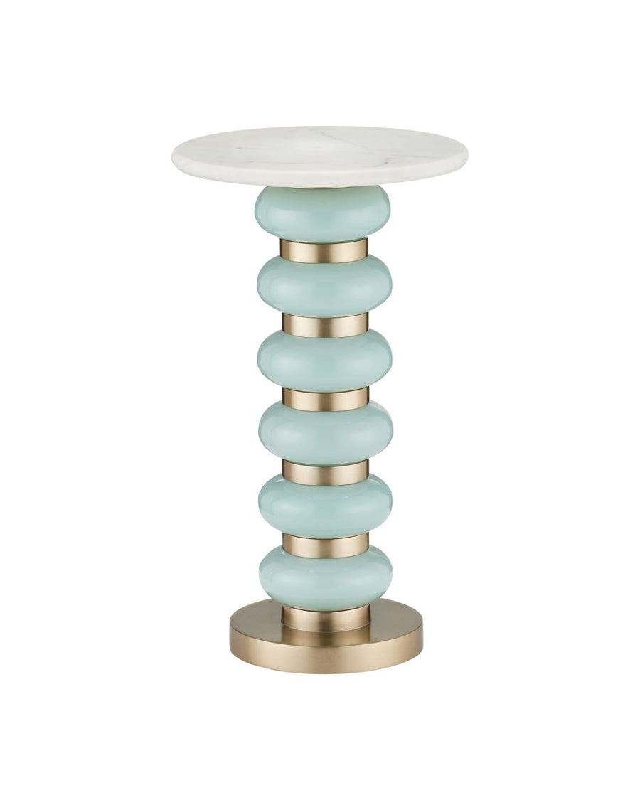 Side Tables Lambent Turquoise Drinks Table