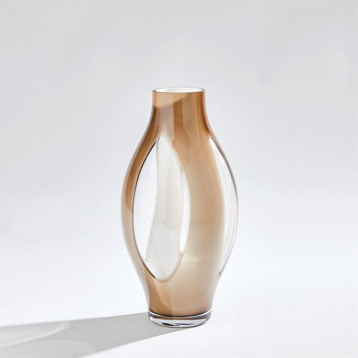 Fly Through Vase-Topaz-Lg