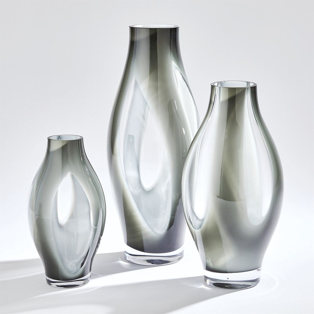Vases Fly Through Vase-Grey-Lg