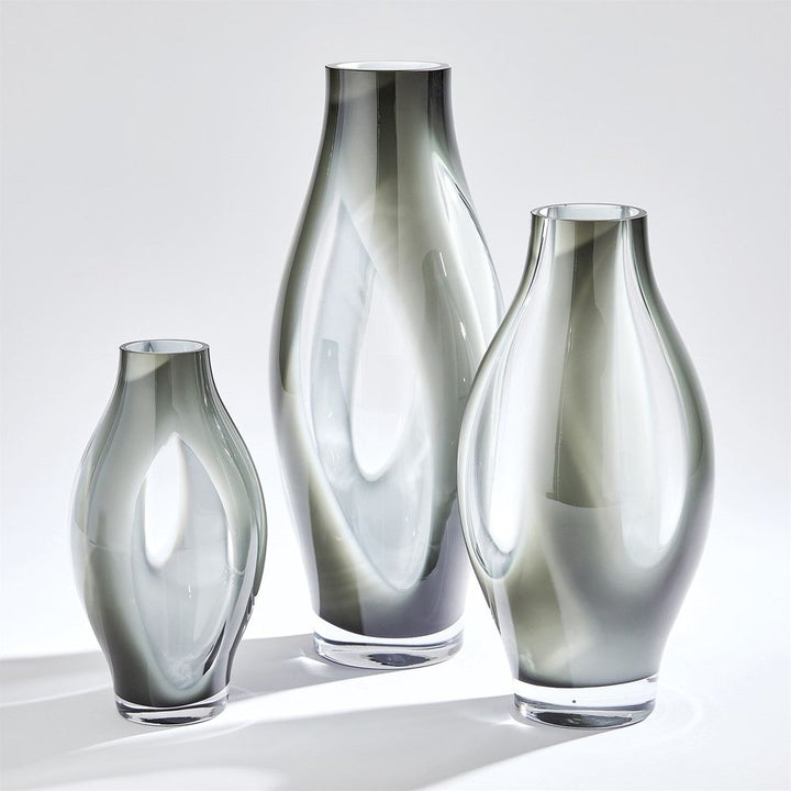 Vases Fly Through Vase-Grey-Lg