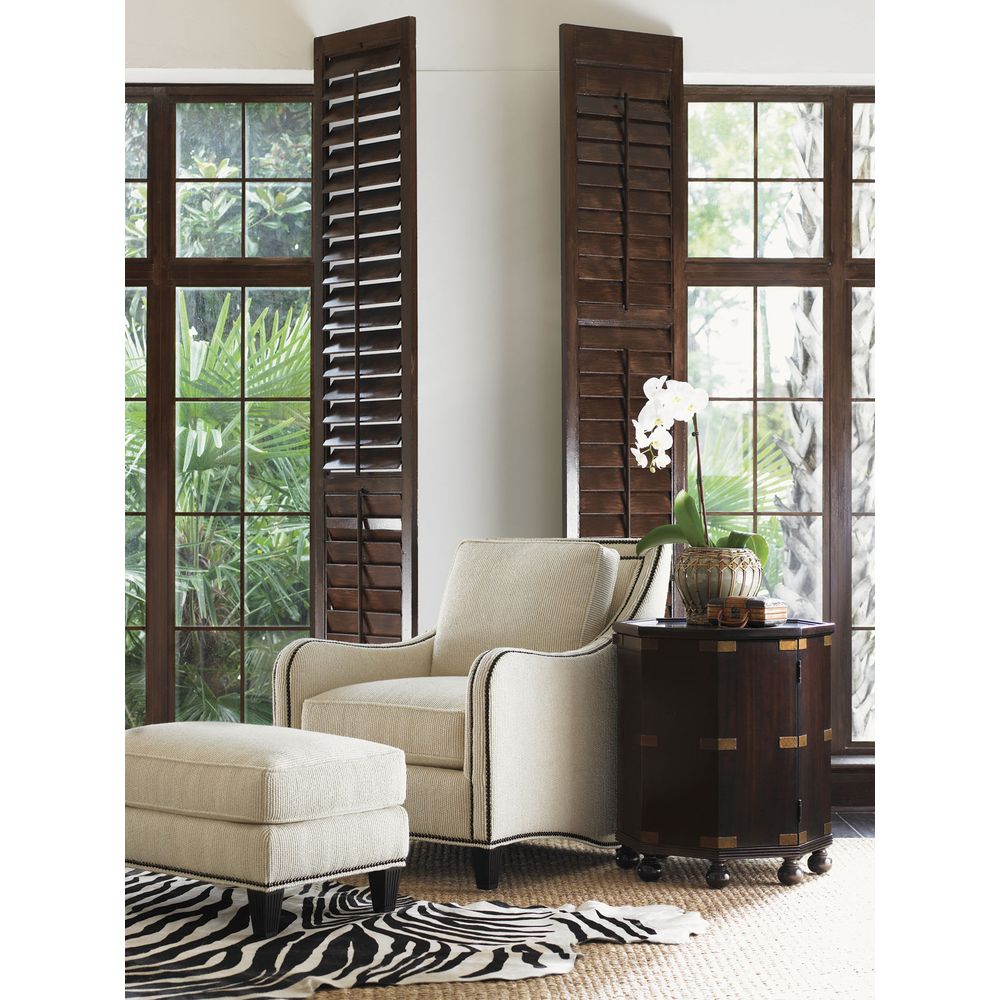 Side Tables Pacific Campaign Accent Table - Kona