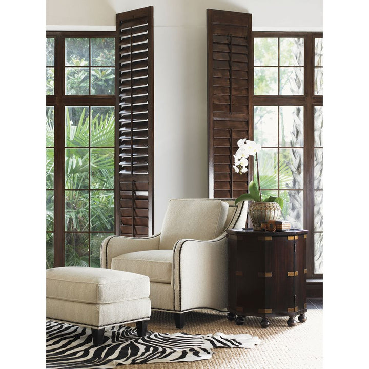 Side Tables Pacific Campaign Accent Table - Kona