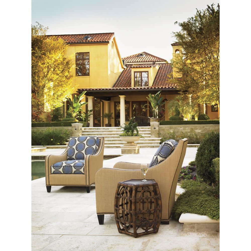 Side Tables Oval Reef Accent Table - Tortoise Shell