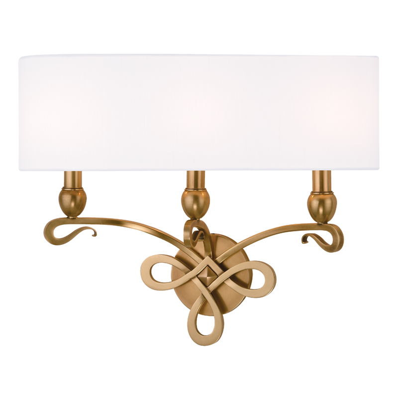 Pawling Wall Sconce - Aged Brass