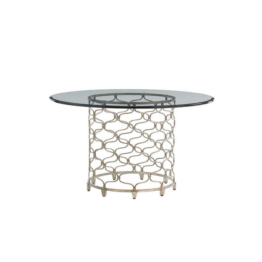 Dining Tables Bollinger Round Dining Table With 54 Inch Glass Top - Carrillo