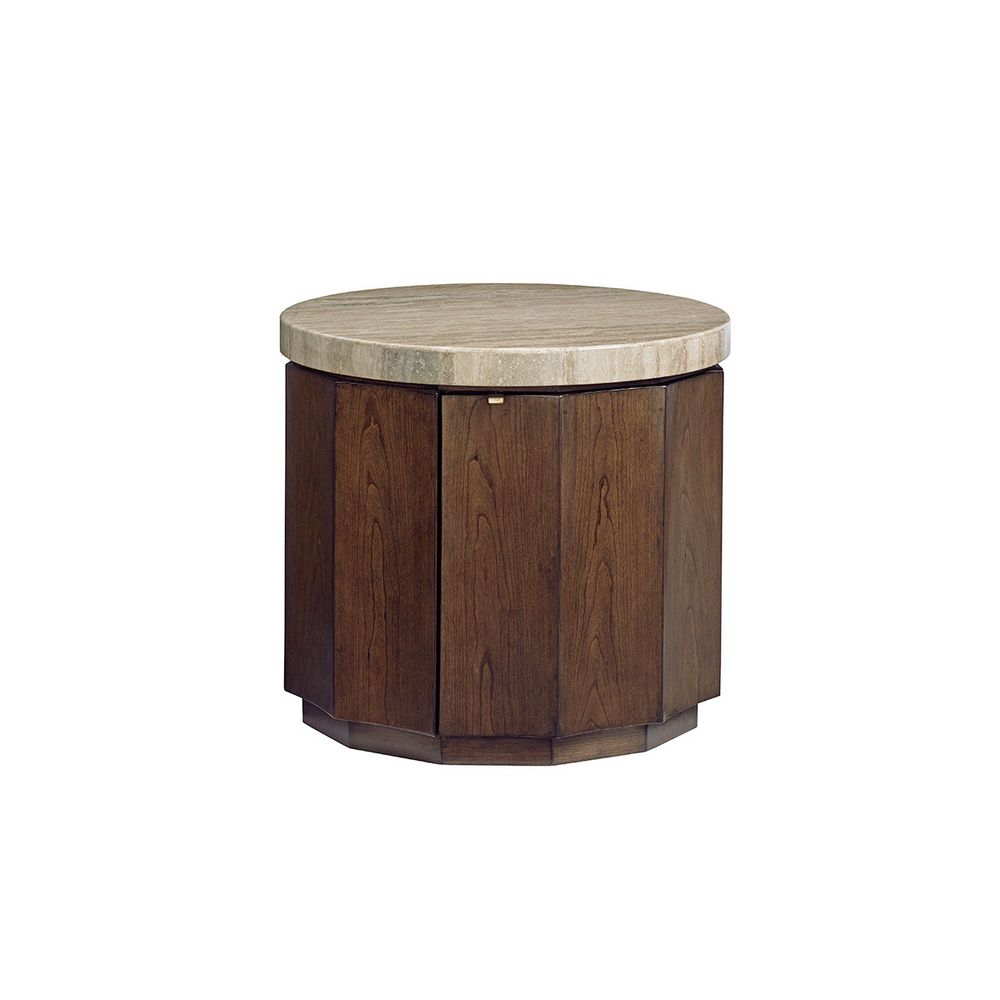 Side Tables Glendora Drum Table - Carrillo