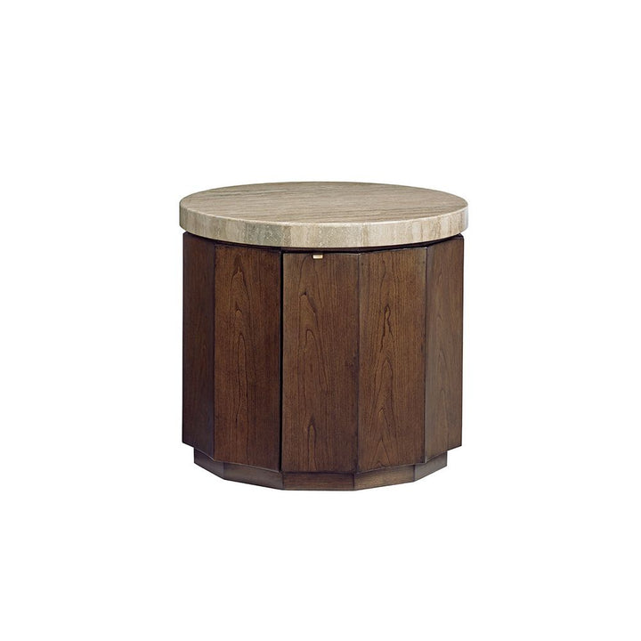 Side Tables Glendora Drum Table - Carrillo