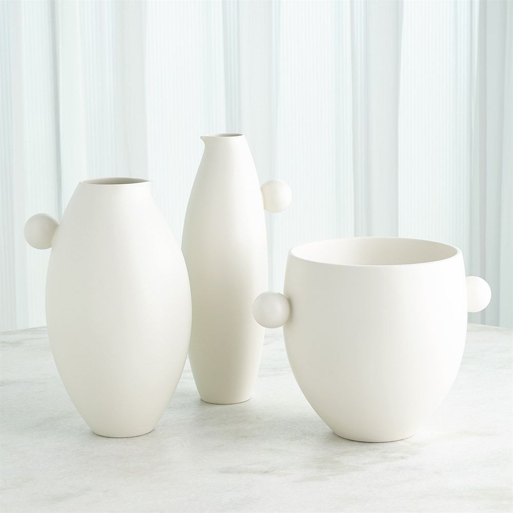 Ball Handled Ice Bucket-White
