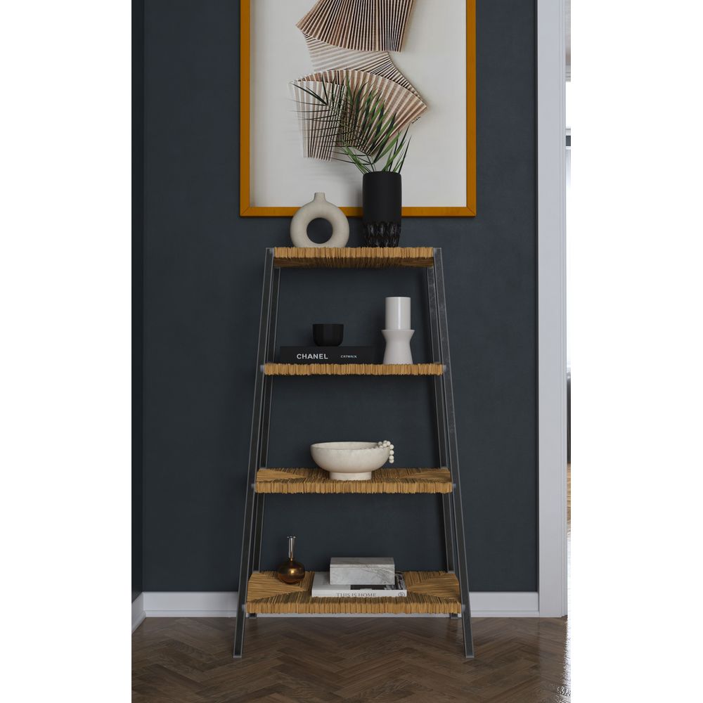 Bookcases & Etageres Commerce & Market Bookcase - Black Metal Legs