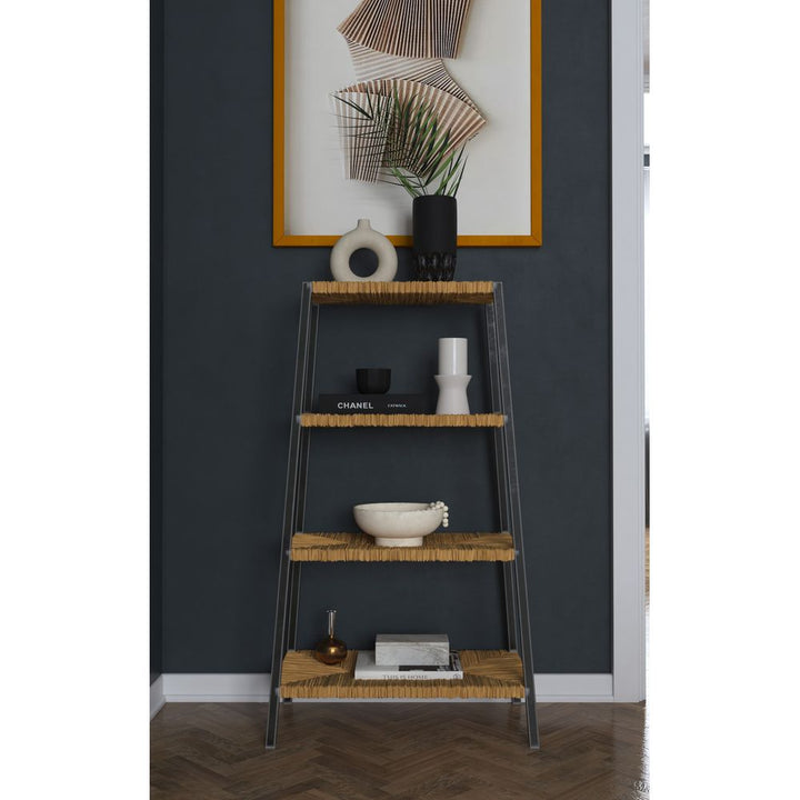 Bookcases & Etageres Commerce & Market Bookcase - Black Metal Legs