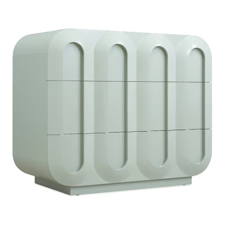 Commerce and Market Groove Three-Drawer Chest