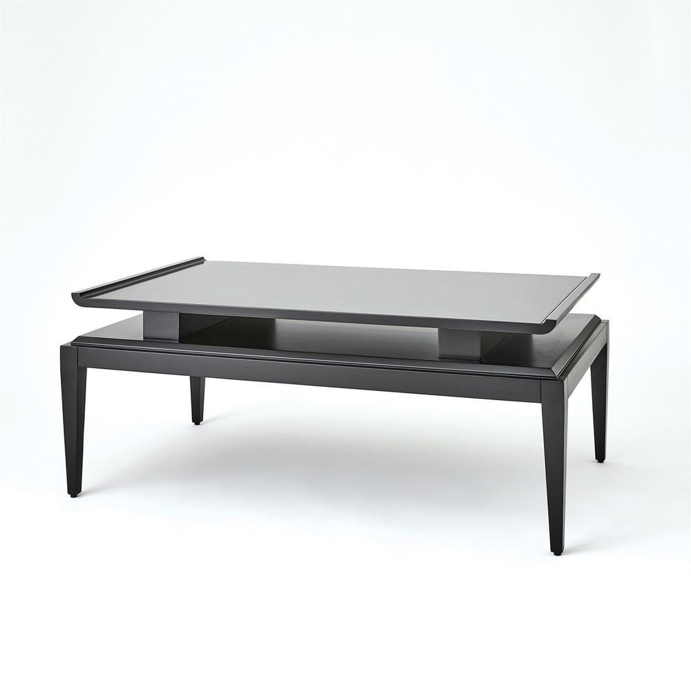 Coffee Tables Poise Cocktail Table - Black Satin