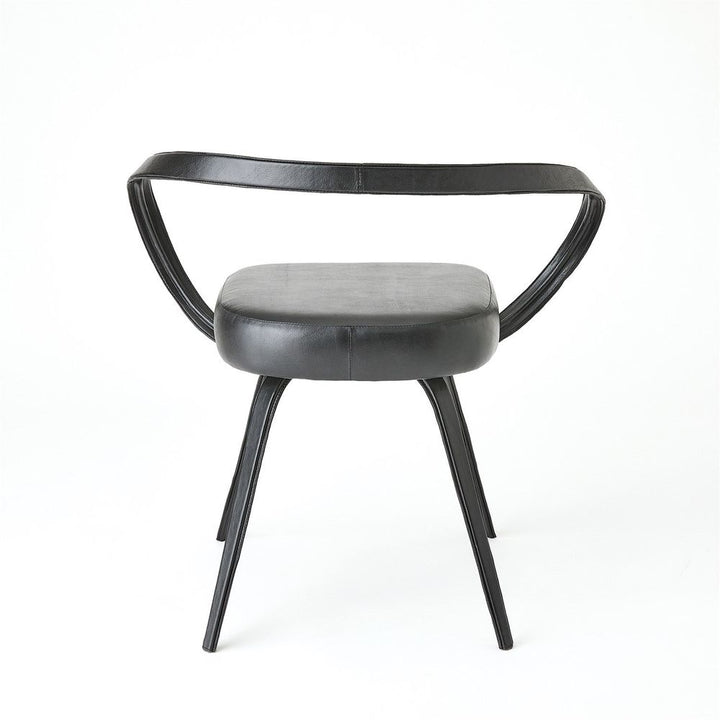 All Leather Chair-Black