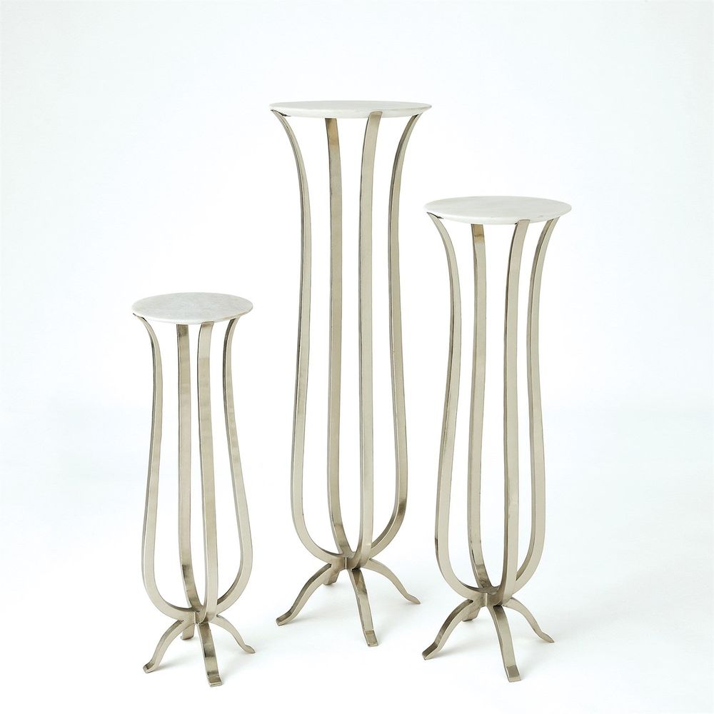 Pedestals Chorda Pedestal-Nickel-Lg