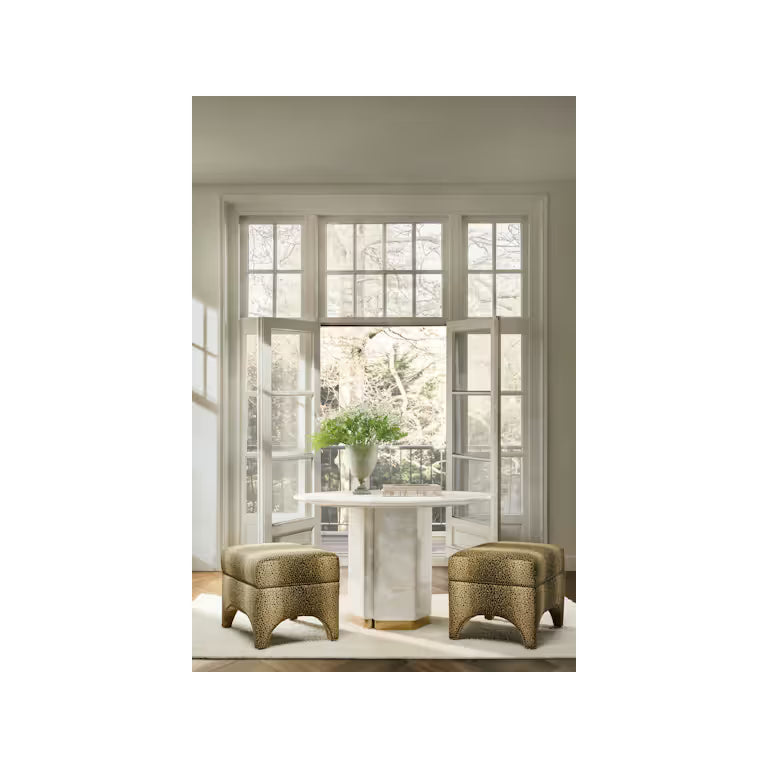 Eleana Round Dining Table - Whites/Creams/Beiges
