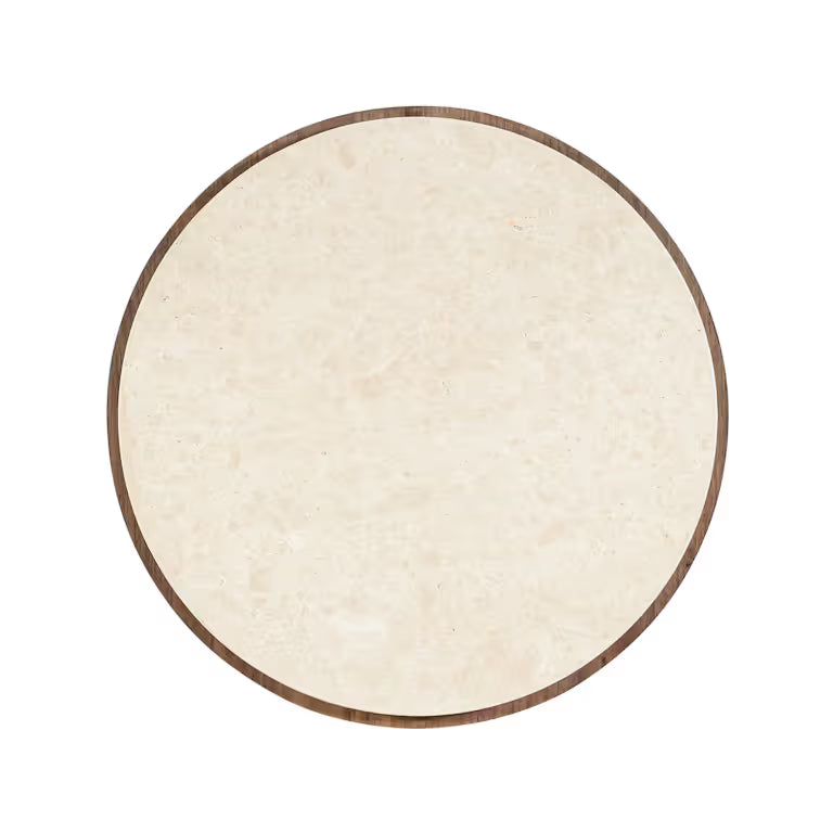 Eleana Round End Table - Rounded Archway Base Design