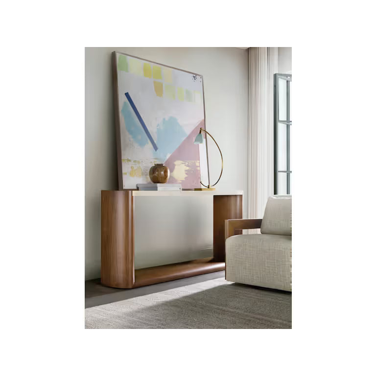 Eleana Console Table - Medium Wood