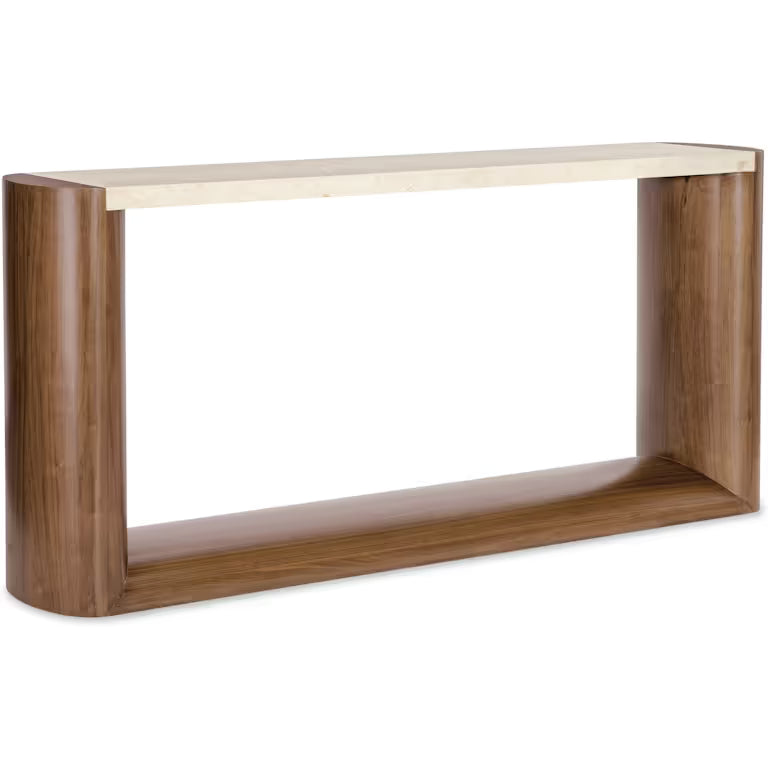 Eleana Console Table - Medium Wood