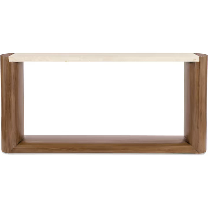 Eleana Console Table - Medium Wood
