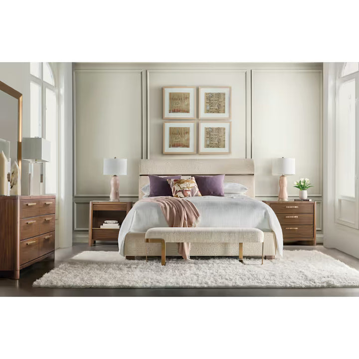 Eleana Three Drawer Nightstand