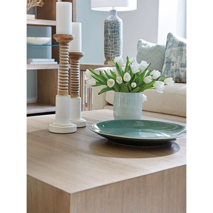 Tatum Square Cocktail Table - Shadow Mist