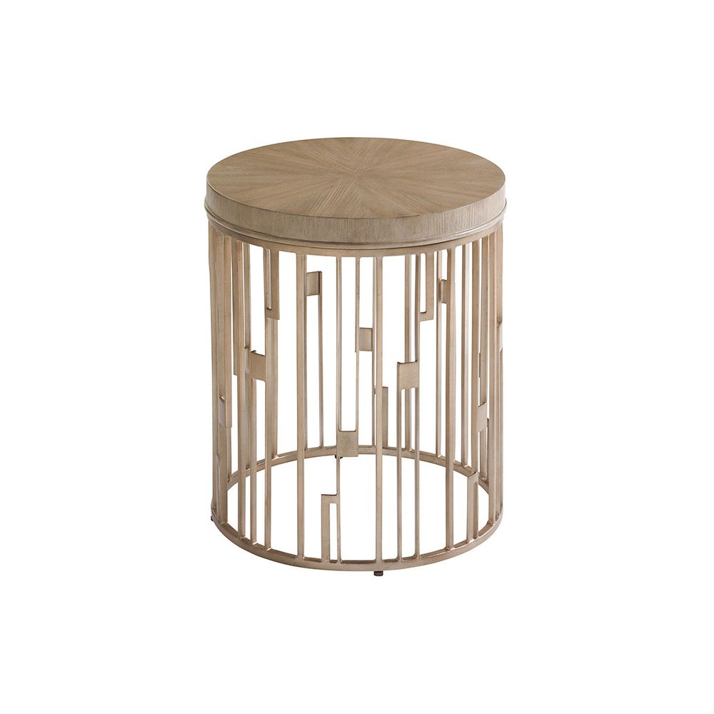 Side Tables Studio Round Accent Table - Shadow Mist