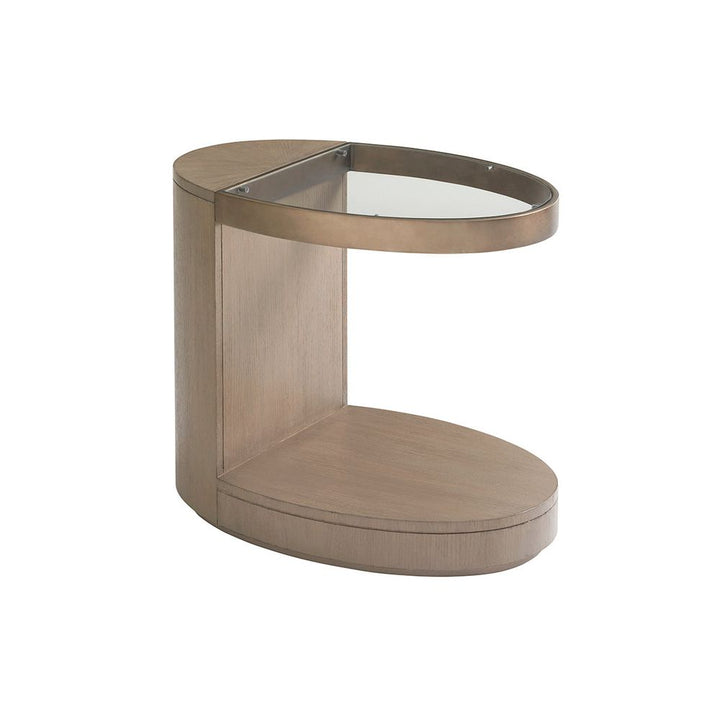 Side Tables Highball Oval End Table - Shadow Mist